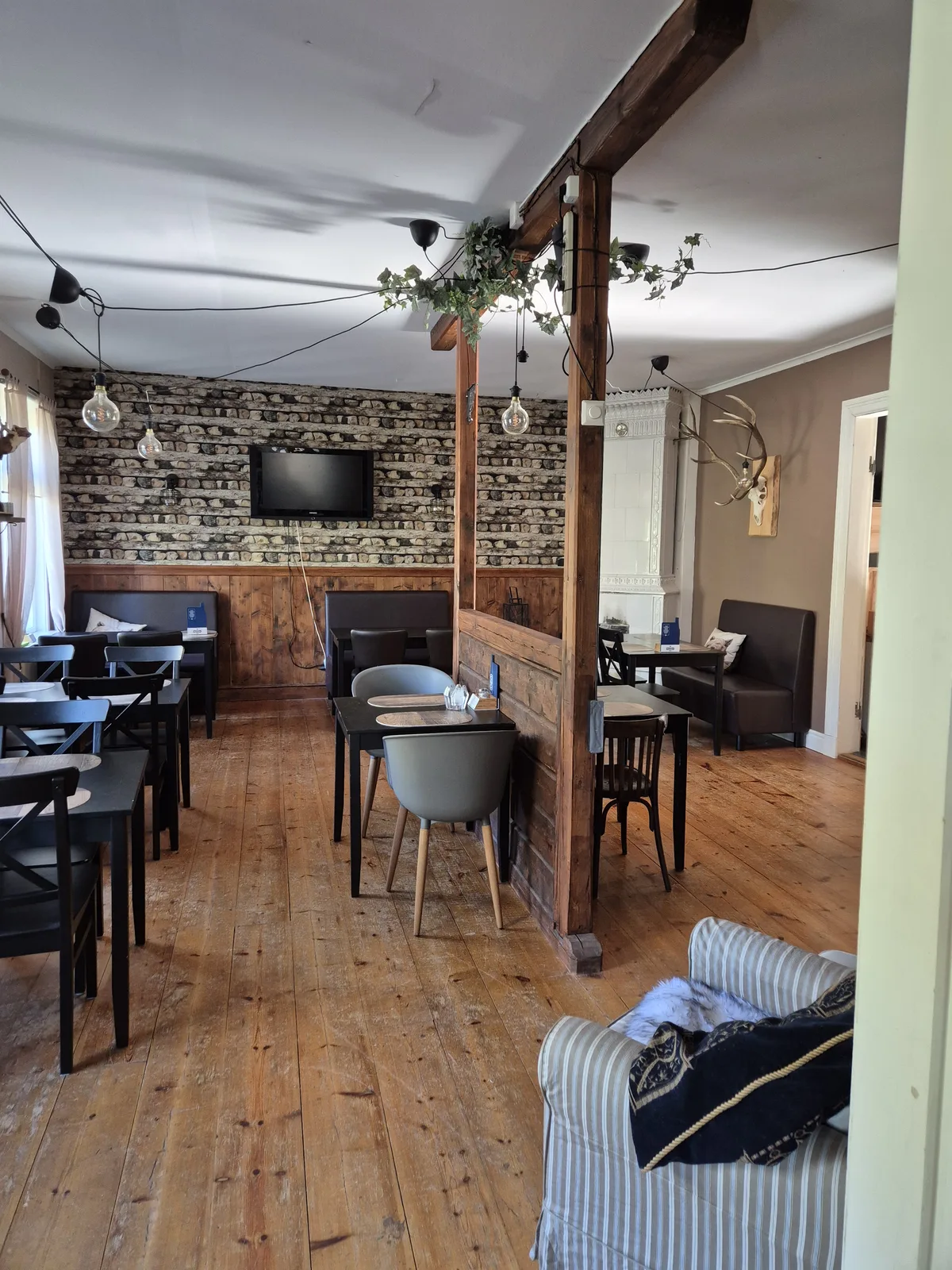 Tafels in de bistro